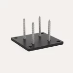 Premium Voetplaat Aluminium Tuinpaal