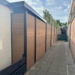 Set Premium Composiet Schutting Rhombus - inclusief tuinpalen - Afbeelding 8