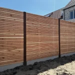 Complete Hout-Betonschutting ELAN Hillhout Systeem - Afbeelding 7
