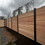 Complete Hout-Betonschutting ELAN Hillhout Systeem - Afbeelding 5