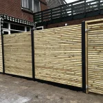 Complete Hout-Betonschutting ELAN Hillhout Systeem - Afbeelding 12
