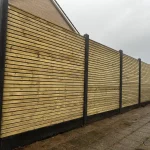 Complete Hout-Betonschutting ELAN Hillhout Systeem - Afbeelding 9