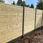 Complete Hout-Betonschutting ELAN Hillhout Systeem - Afbeelding 11